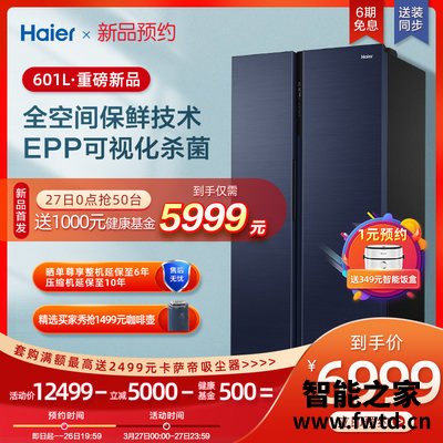 了解说说海尔BCD601WGHSS17B8U1入手怎么样看看大家怎么说的！ 
