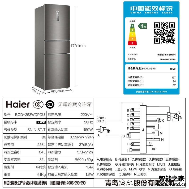 【求测评】海尔bcd253wdpdu1和美的BCD258纠结买哪款？深度剖析功能区别
